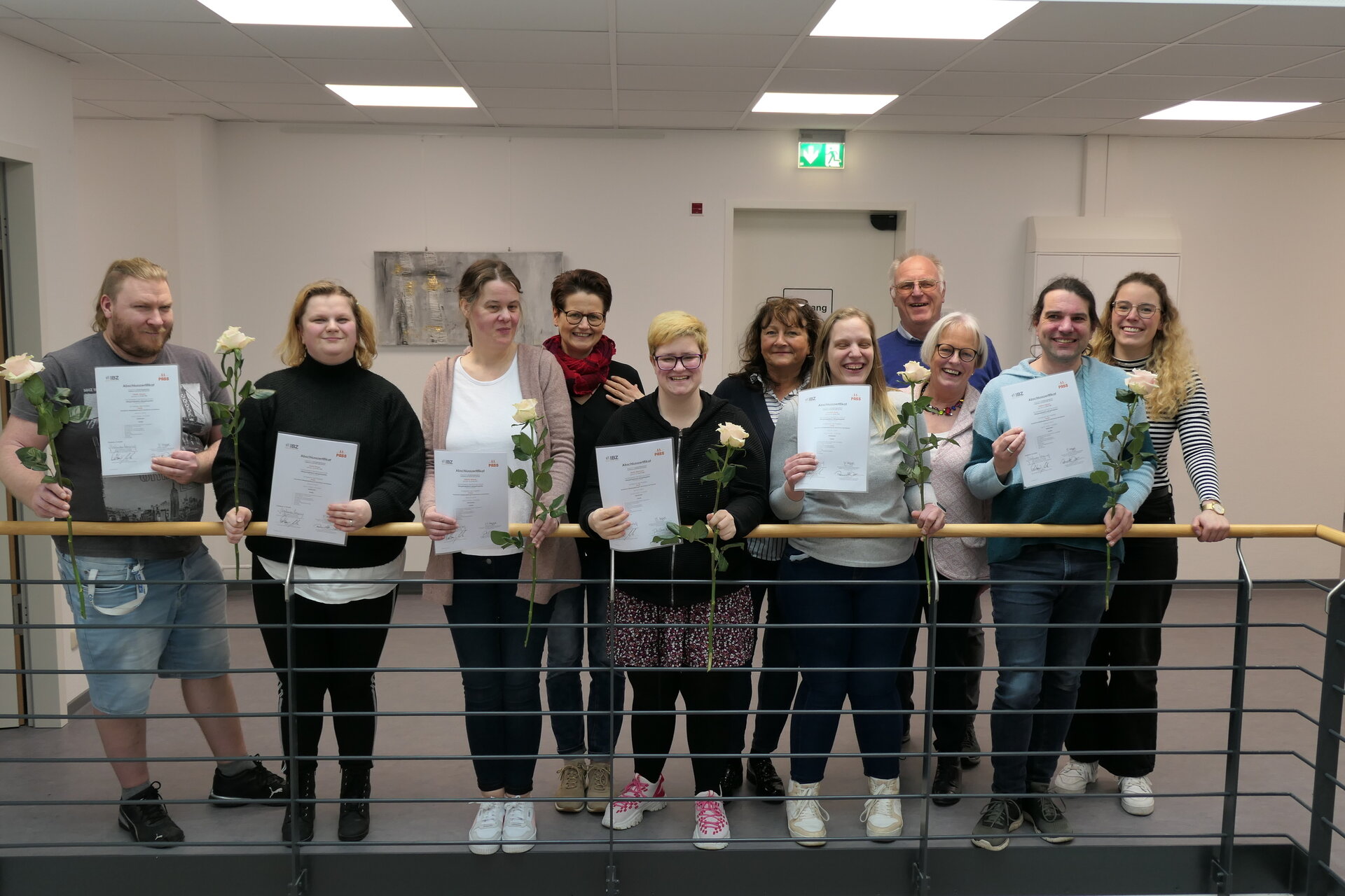 Gruppenfoto vom Abschluss Projekt PASS